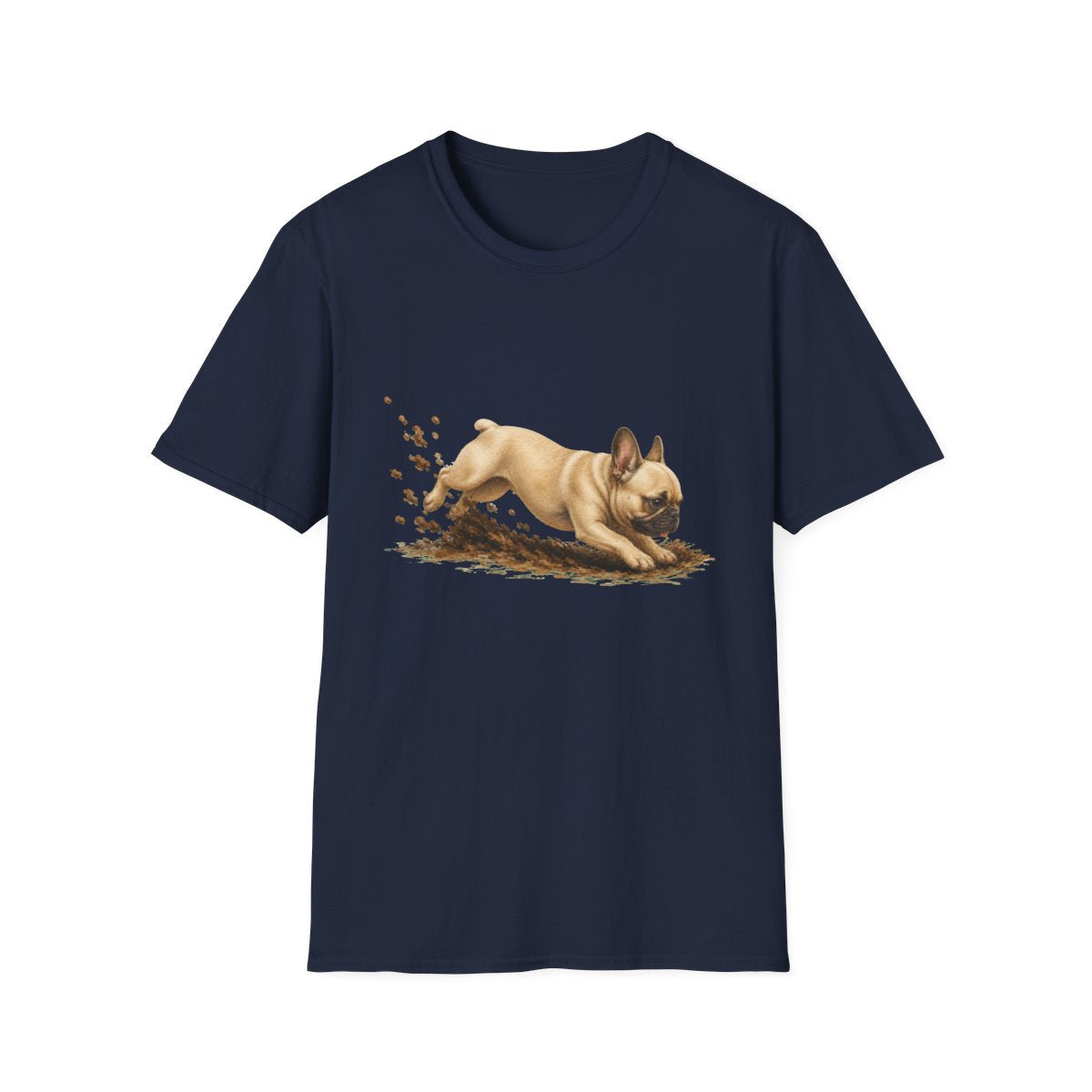 French Bulldog Excavating Mode On Tee