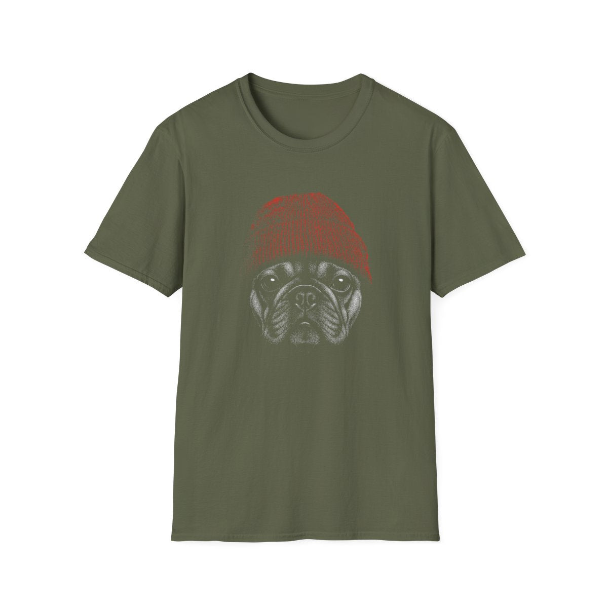 French Bulldog In Beanie Tee