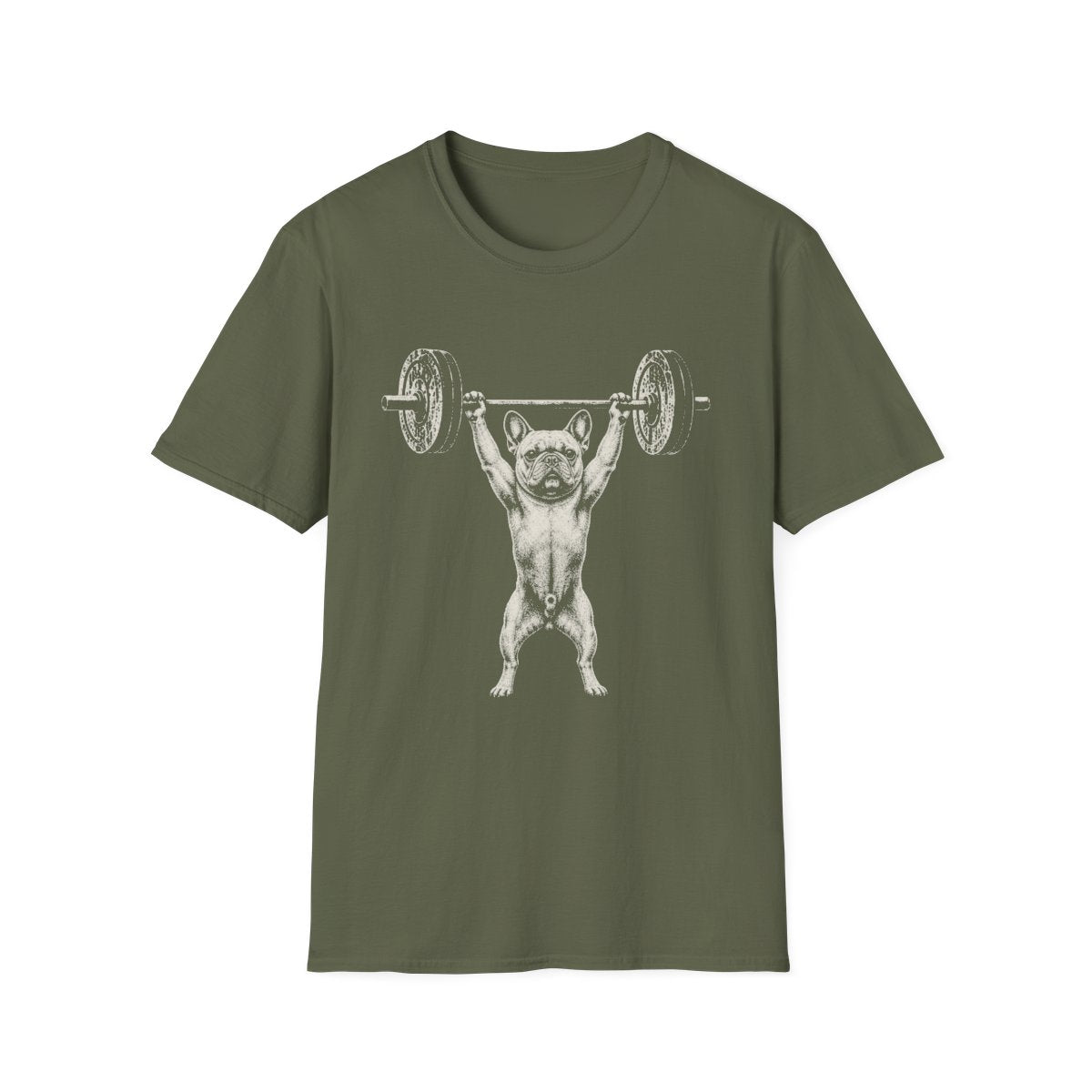 French Bulldog Powerlifting Tee