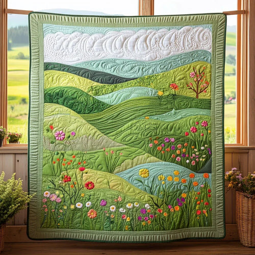 Fresh Valley Quilt Blanket