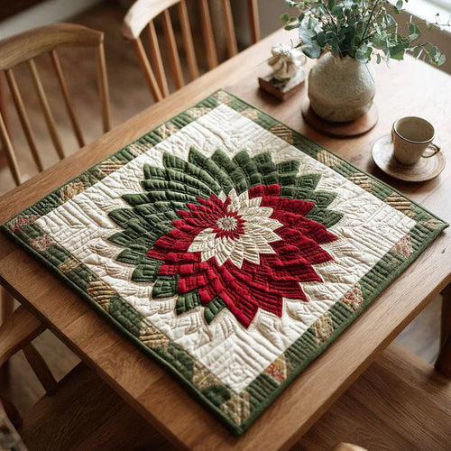 Frost Bell Quilted Table Topper
