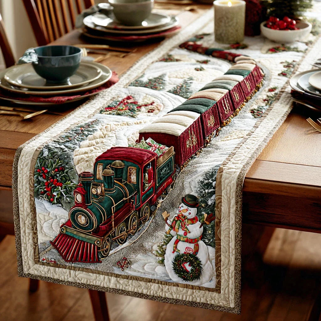Frost Express Quilted Table Runner