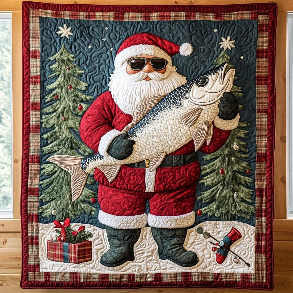 Frost Fisherman Quilt Blanket