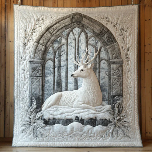 Frostveil Guardian Quilt Blanket