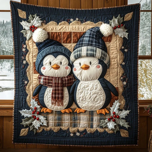 Frosty Friend Quilt Blanket