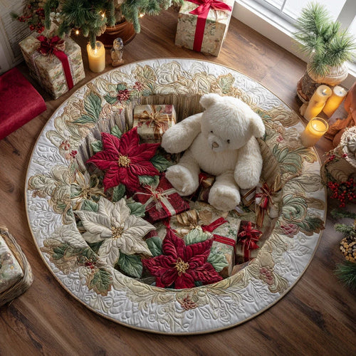 Frosty Friend Quilted Round Mat