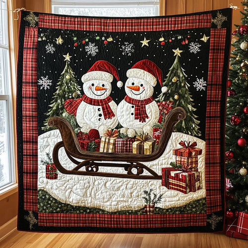 Frosty Journey Quilt Blanket