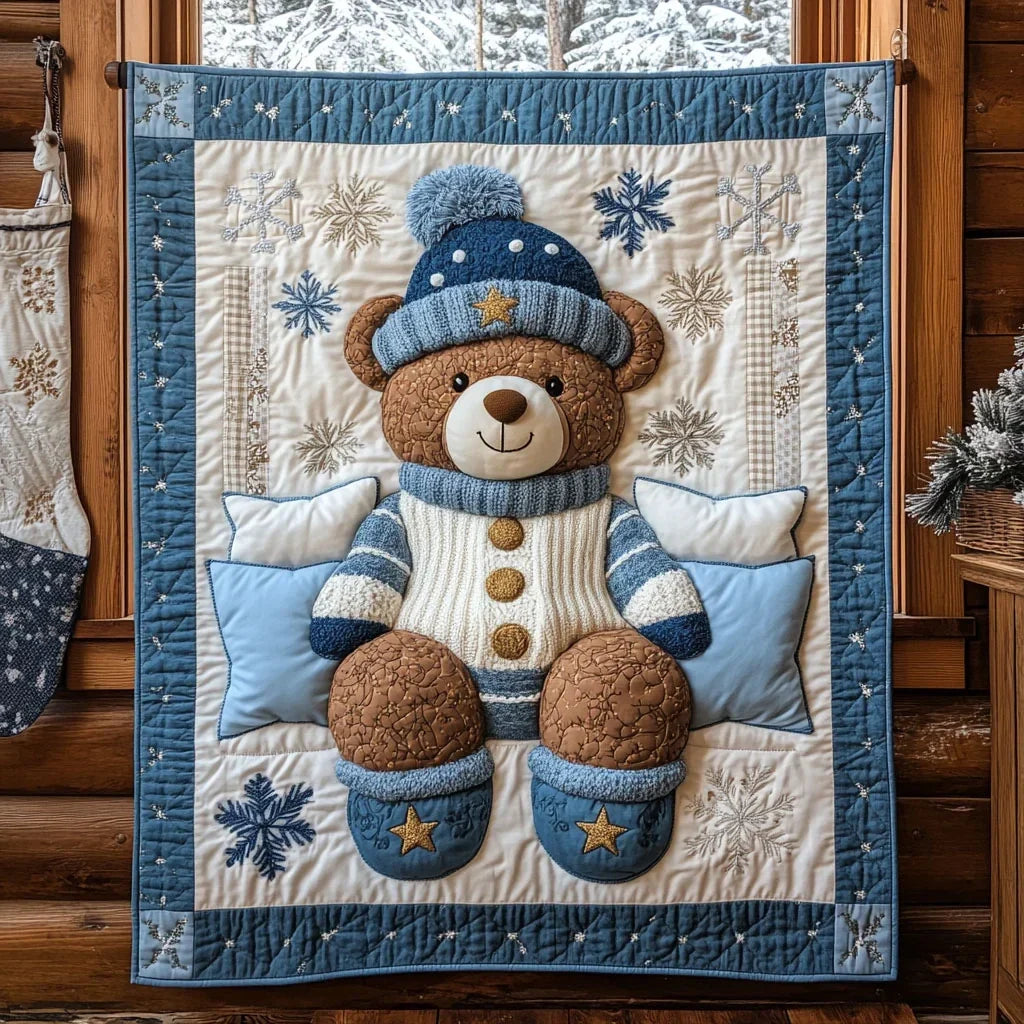 Frosty Warm Quilt Blanket