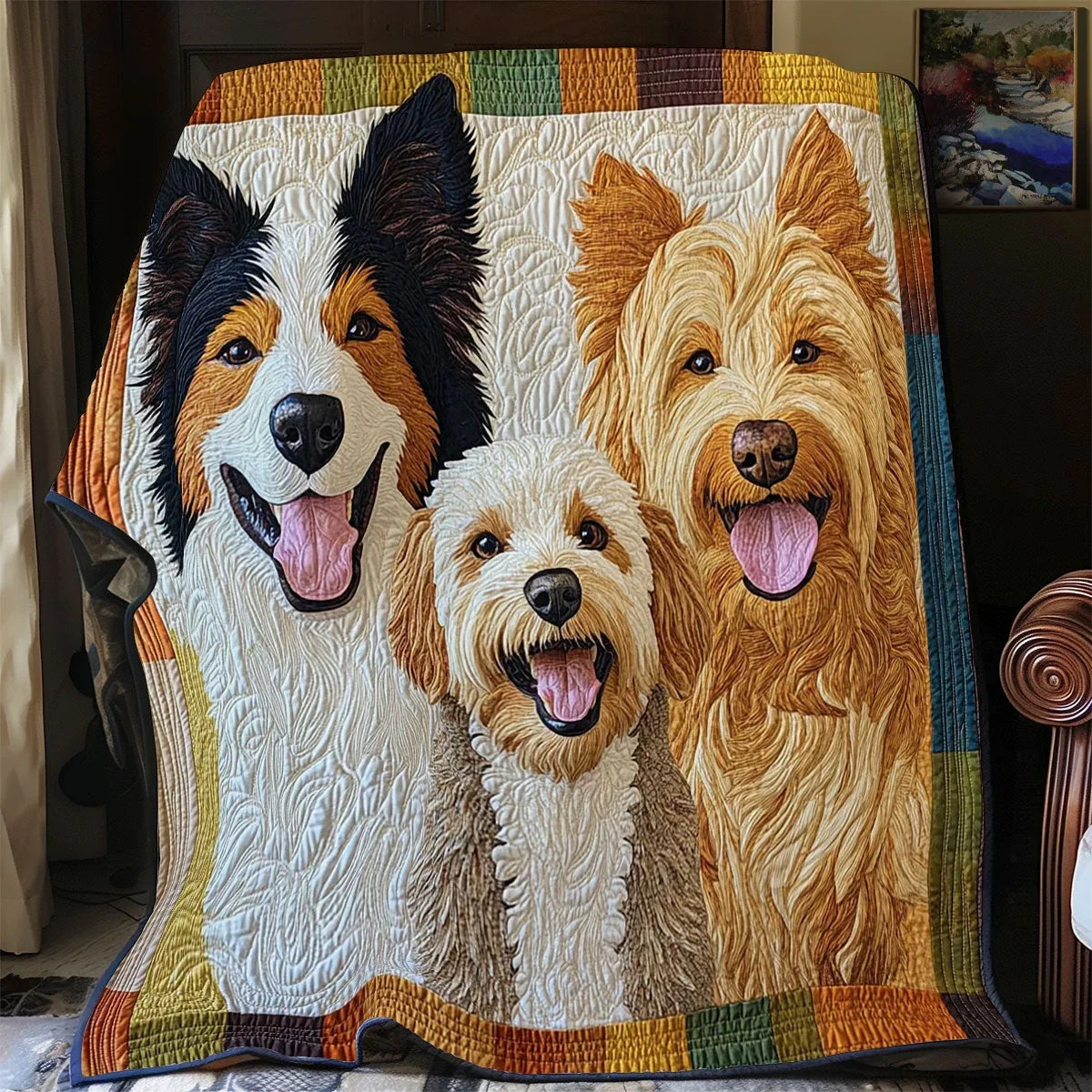Furry Friends Quilt Blanket
