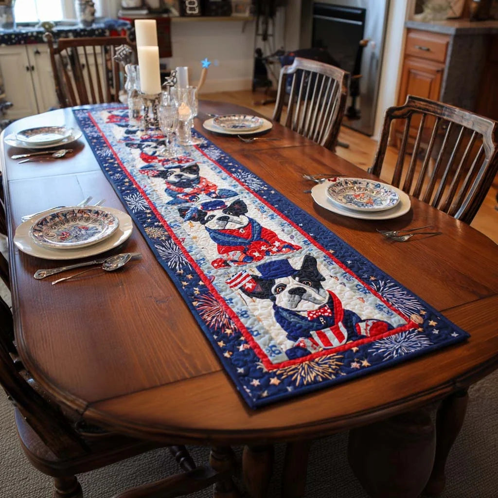 Gallant Gent Quilted Table Runner