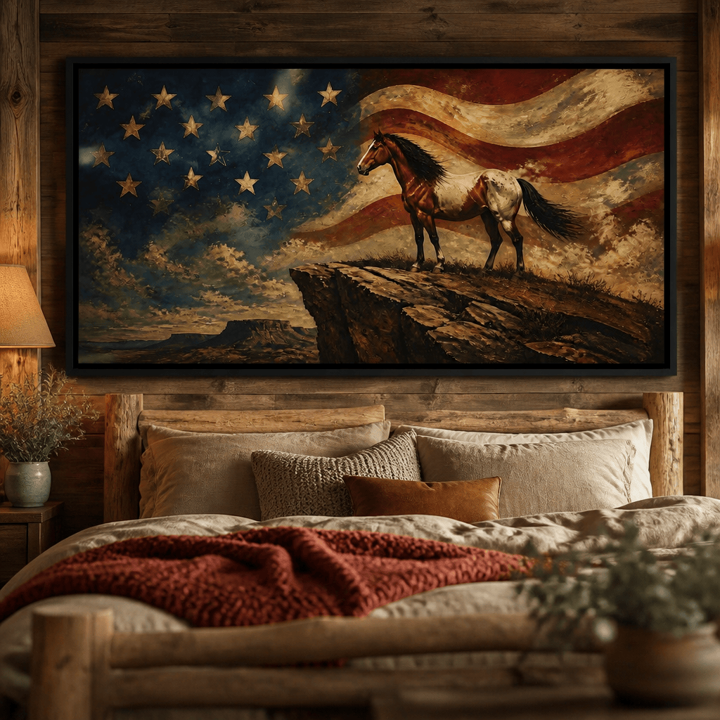 Gallant Spirit Of The Frontier Canvas Wall Art