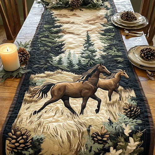 Gallop Glow Quilted Table Runner