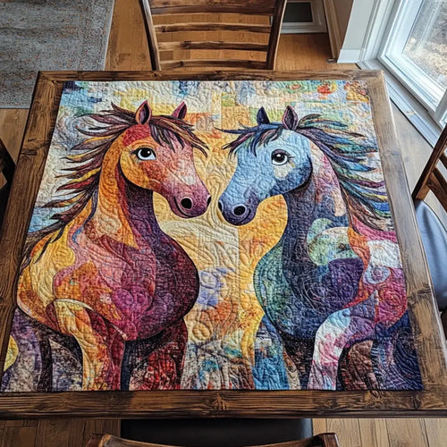 Gallop Grace Quilted Table Topper