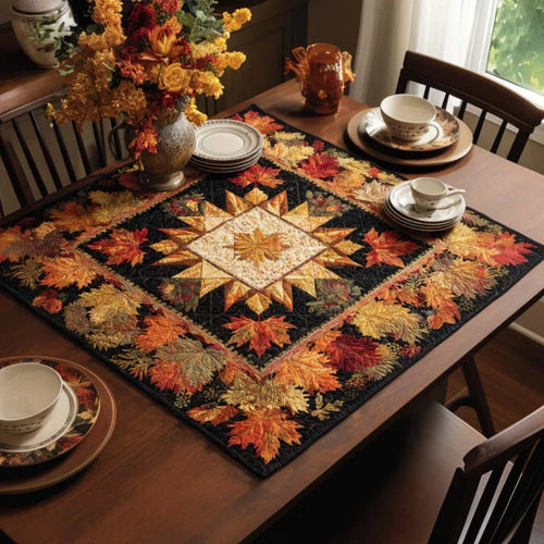 Garden Harmony Quilted Table Topper