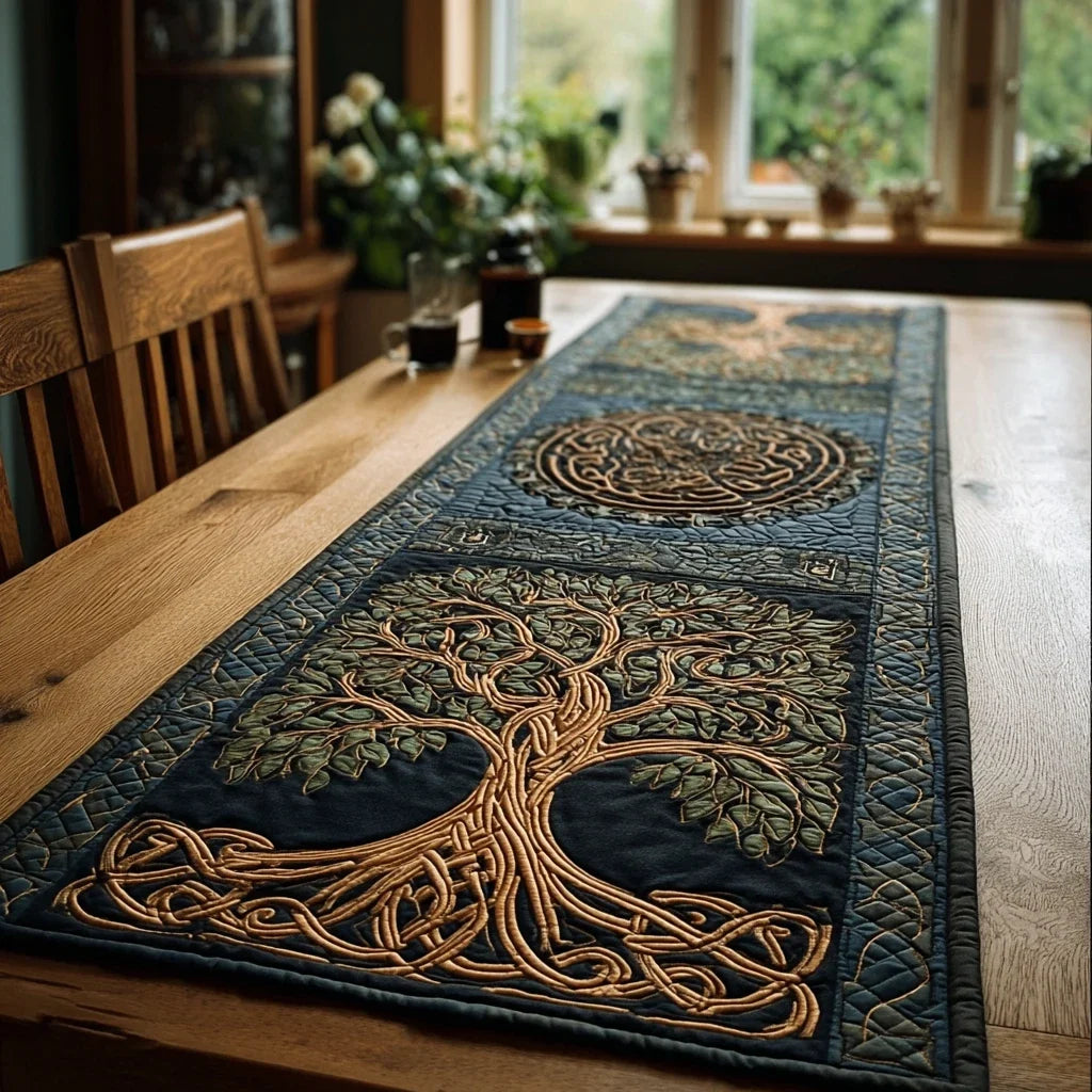 Garden Spirit Quilted Table Runner