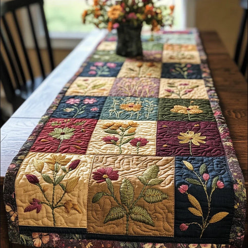 Garden Walk Quilted Table Runner
