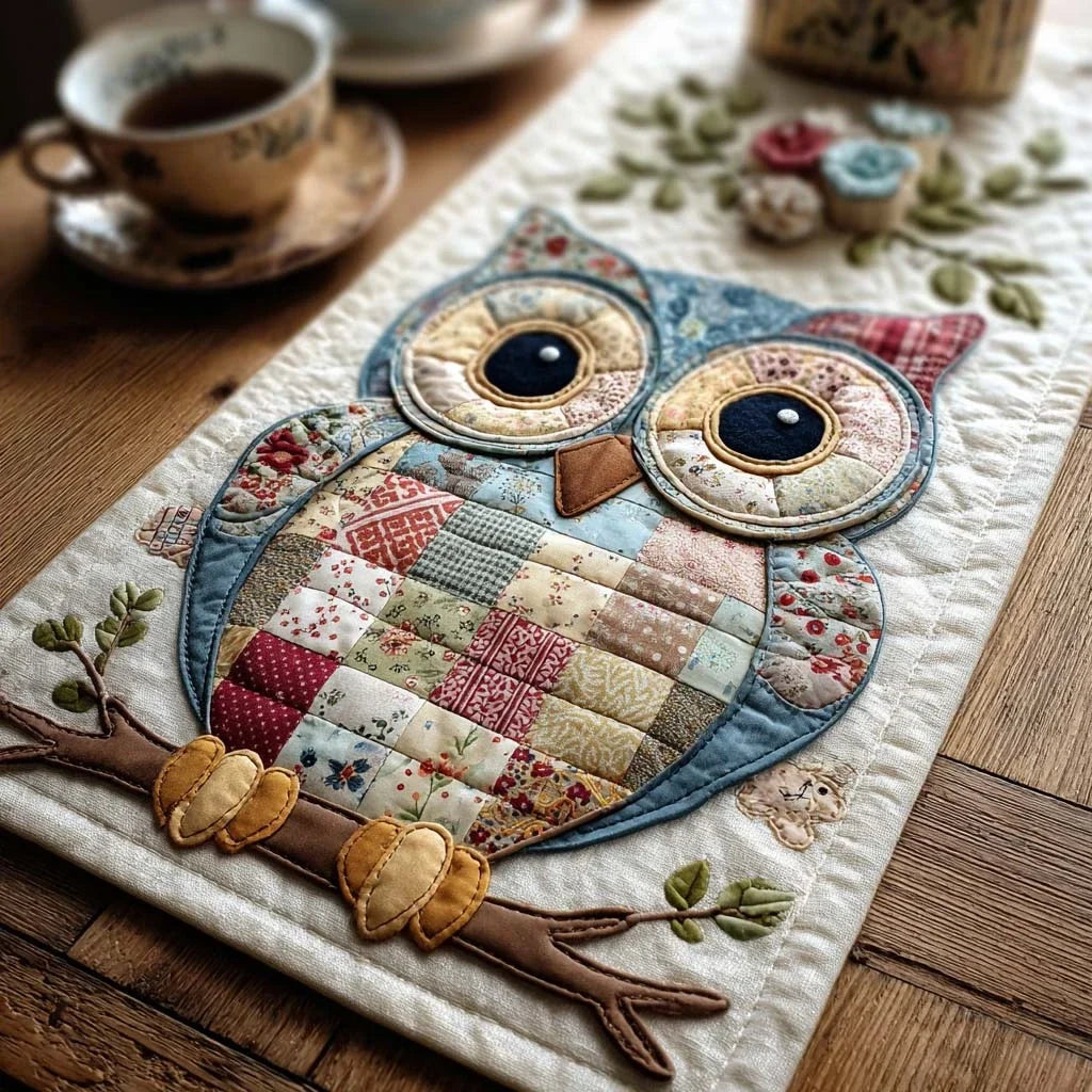 Garden Watcher Quilted Table Runner