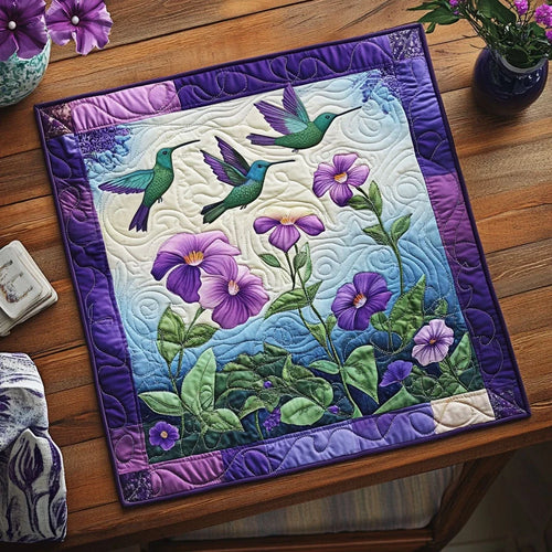 Garden Whisper Quilted Table Topper