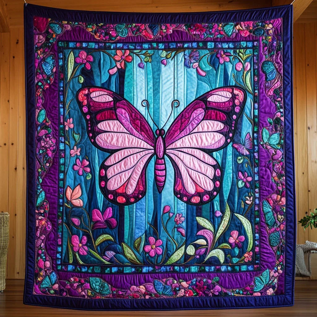 Garden Whispers Quilt Blanket