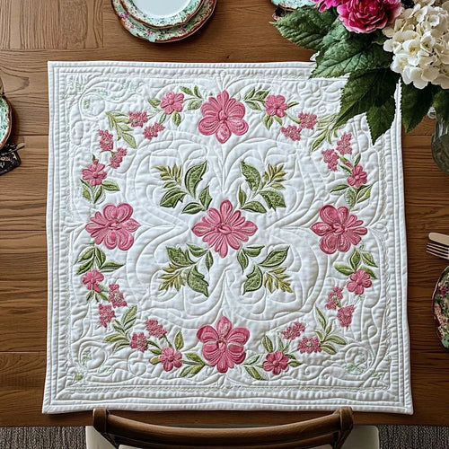 Garden Whispers Quilted Table Topper
