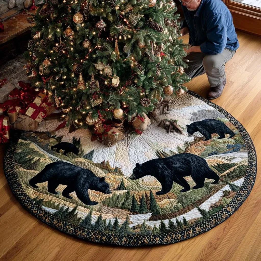 Gentle Creatures Christmas Quilted Tree Skirt