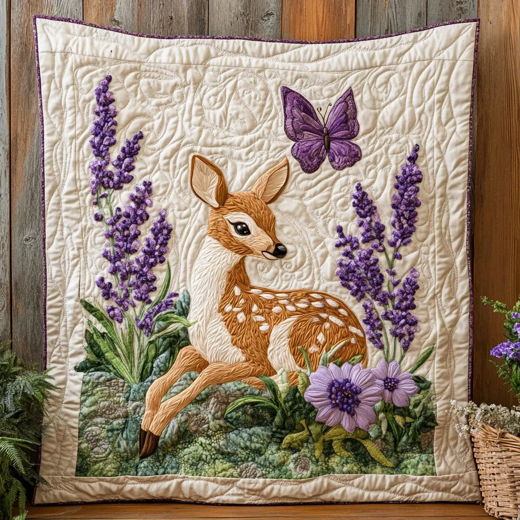 Gentle Forest Guardian Quilt Blanket
