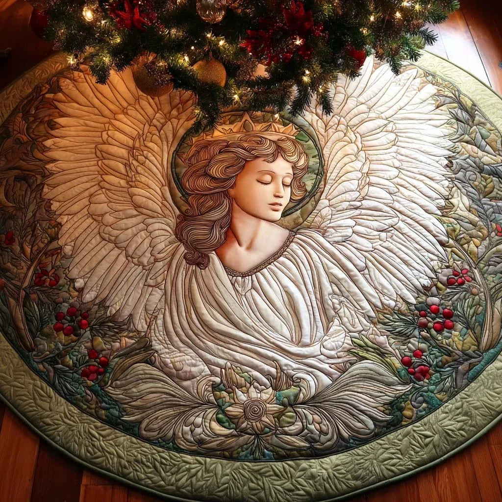 Gentle Spirit Quilted Tree Skirt