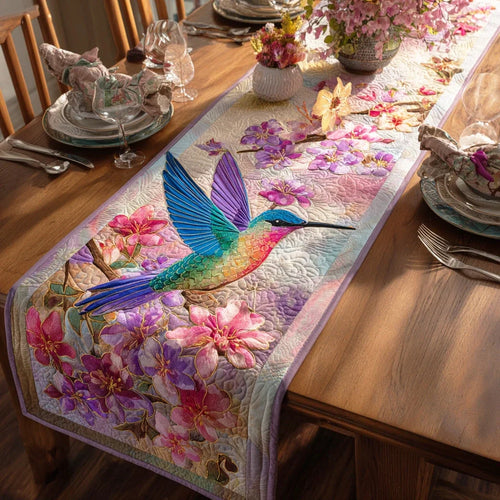 Gentle Wing Meadow Quilted Table Runner