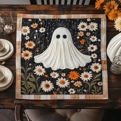 Ghost Meadow Quilted Table Topper