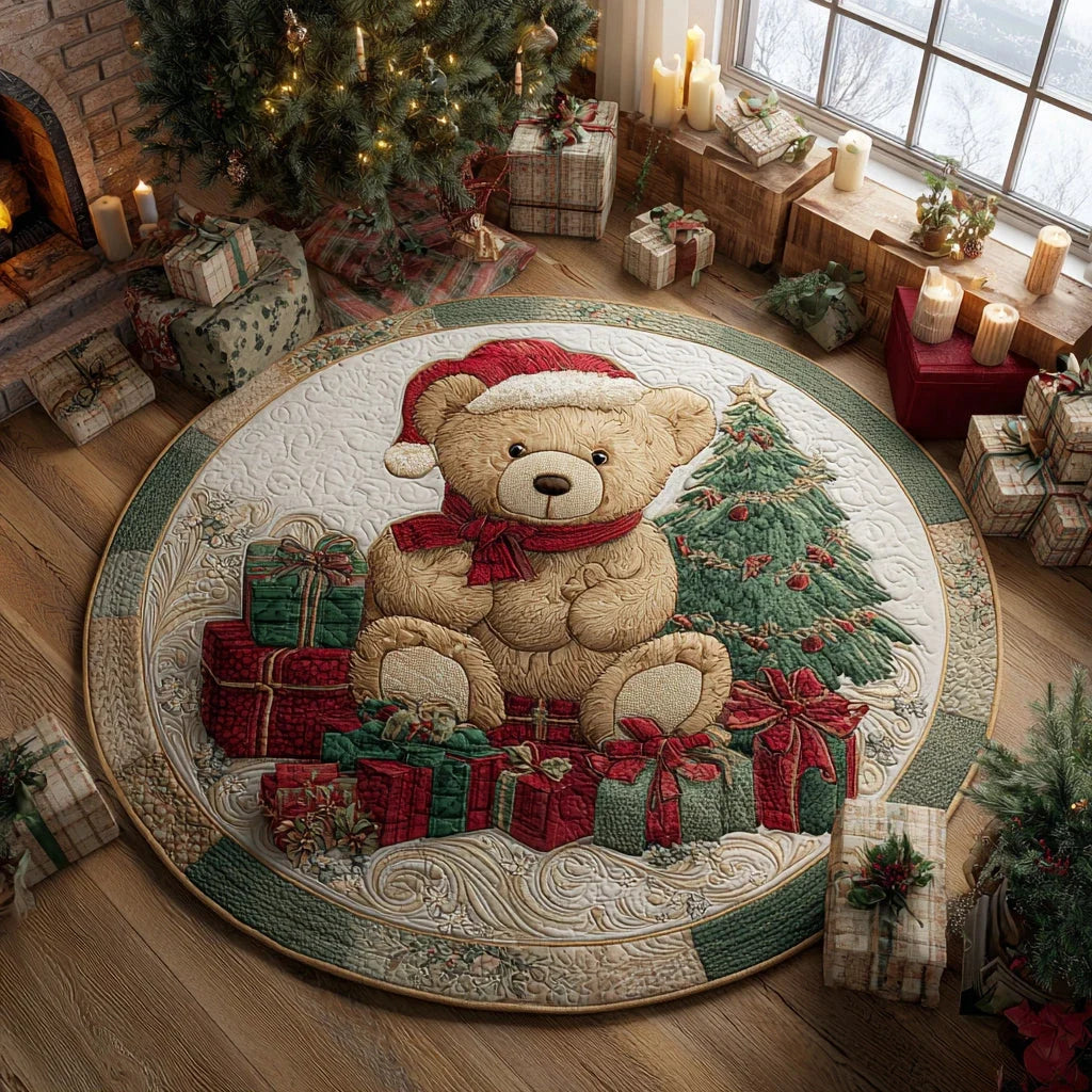 Gifted with Love Quilted Round Mat