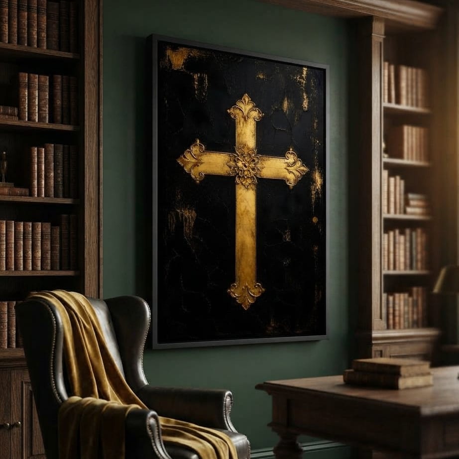 Gilded Faith Eternal Legacy Canvas Wall Art