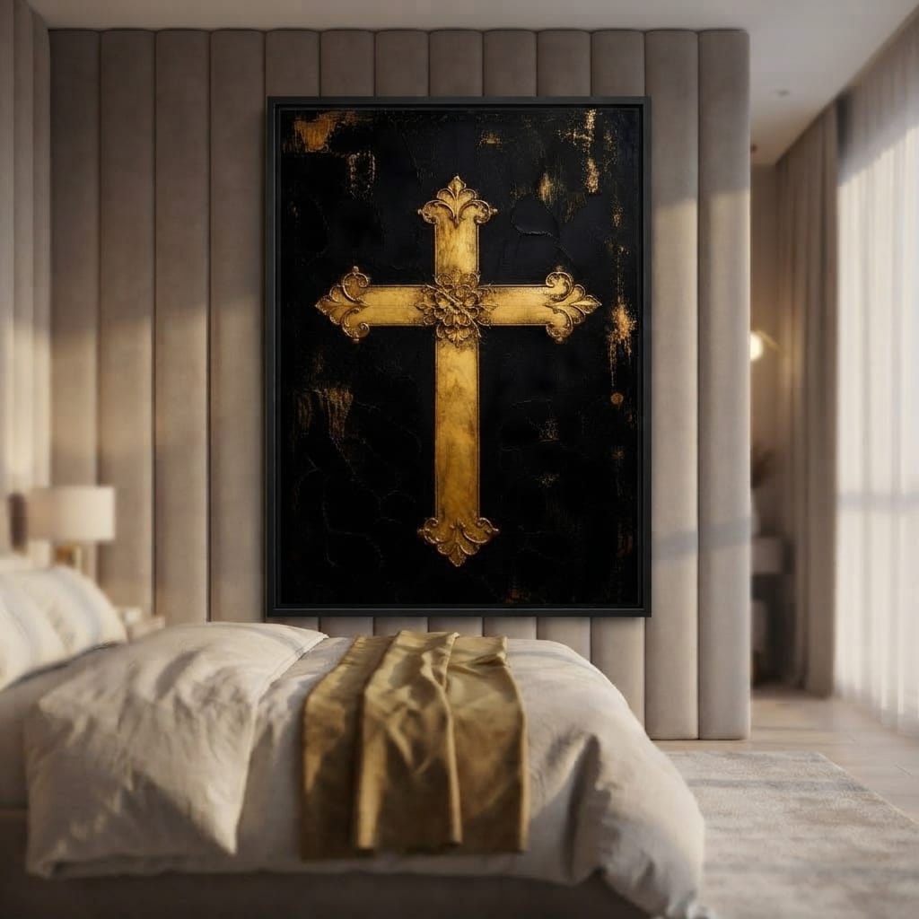 Gilded Faith Eternal Legacy Canvas Wall Art