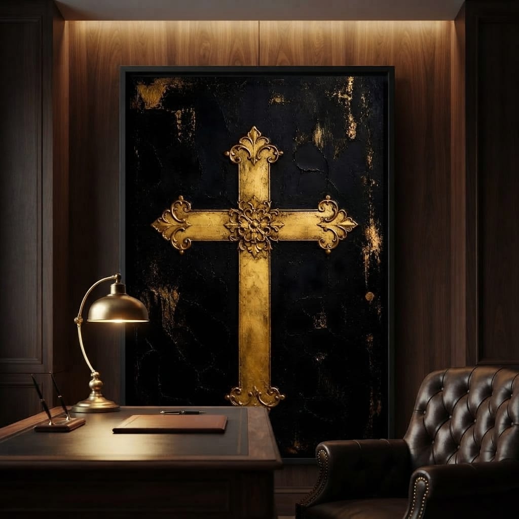 Gilded Faith Eternal Legacy Canvas Wall Art