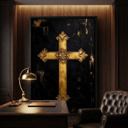 Gilded Faith Eternal Legacy Canvas Wall Art