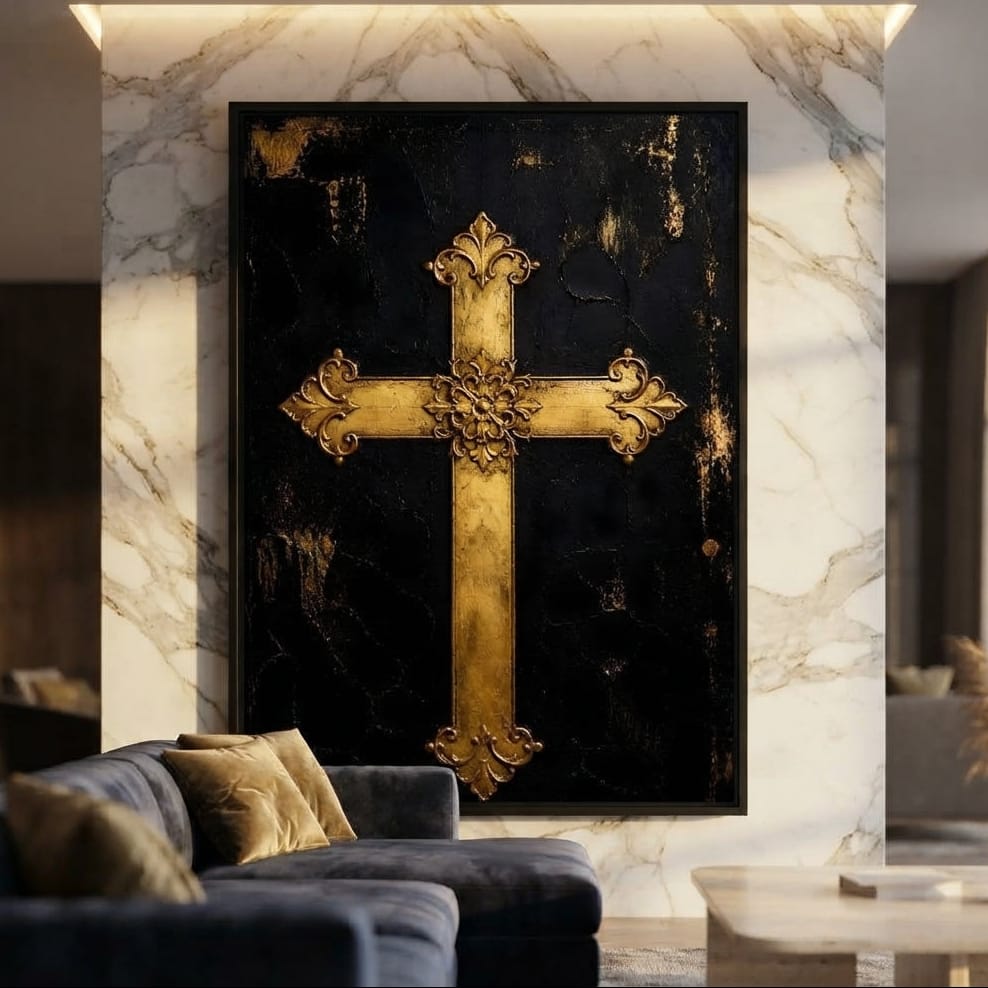 Gilded Faith Eternal Legacy Canvas Wall Art