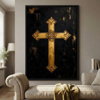 Gilded Faith Eternal Legacy Canvas Wall Art