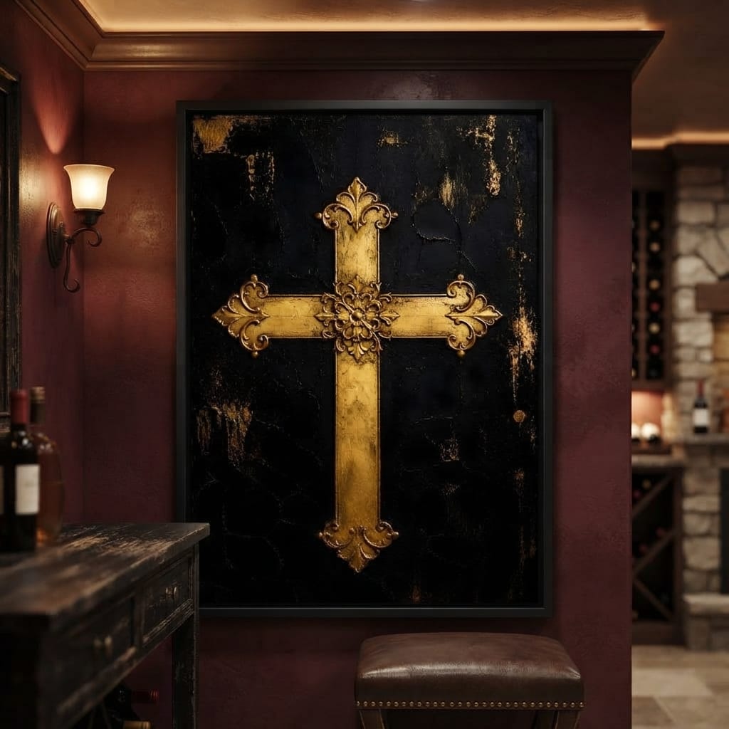 Gilded Faith Eternal Legacy Canvas Wall Art