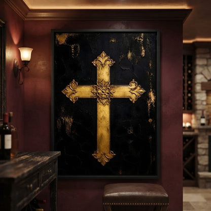 Gilded Faith Eternal Legacy Canvas Wall Art