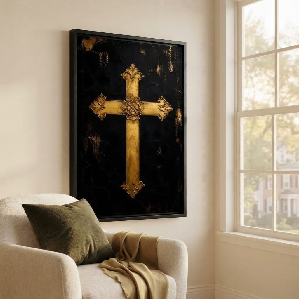 Gilded Faith Eternal Legacy Canvas Wall Art