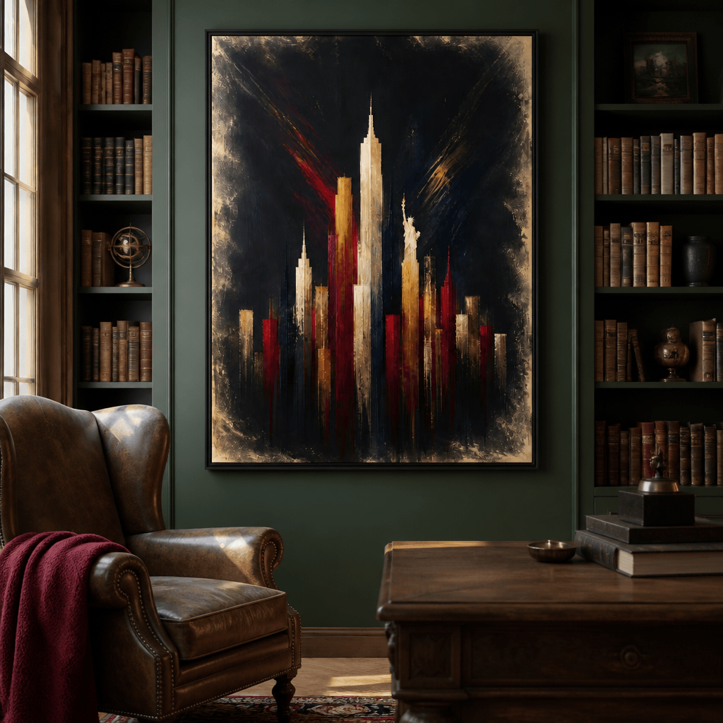 Gilded Heights of a Proud Nation Canvas Wall Art