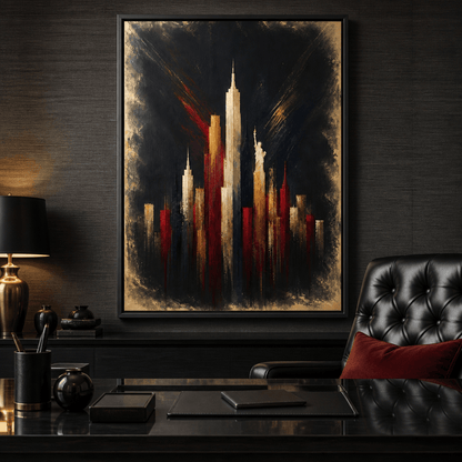 Gilded Heights of a Proud Nation Canvas Wall Art