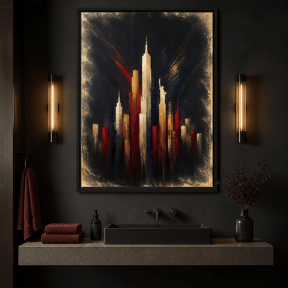 Gilded Heights of a Proud Nation Canvas Wall Art