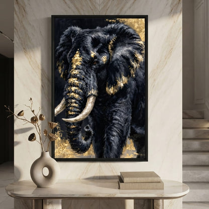Gilded Majesty of the Wild Canvas Wall Art