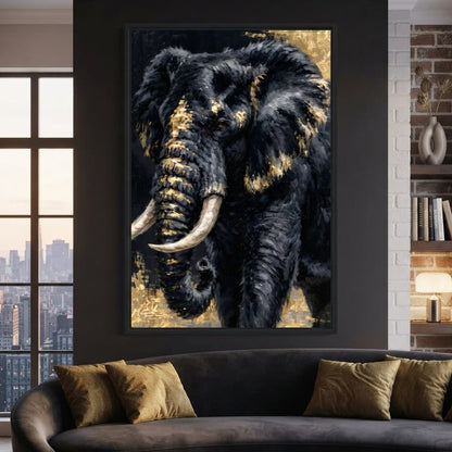 Gilded Majesty of the Wild Canvas Wall Art