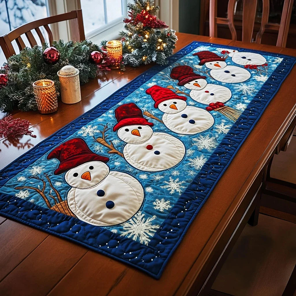 Gingerbread Dreams Quilted Table Runner