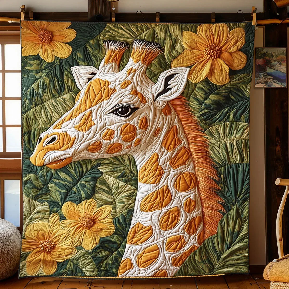 Giraffe Quilt Blanket