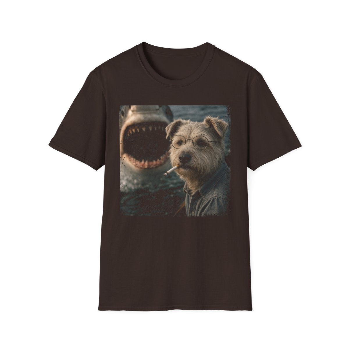 Glen of Imaal Terrier and Shark Tee