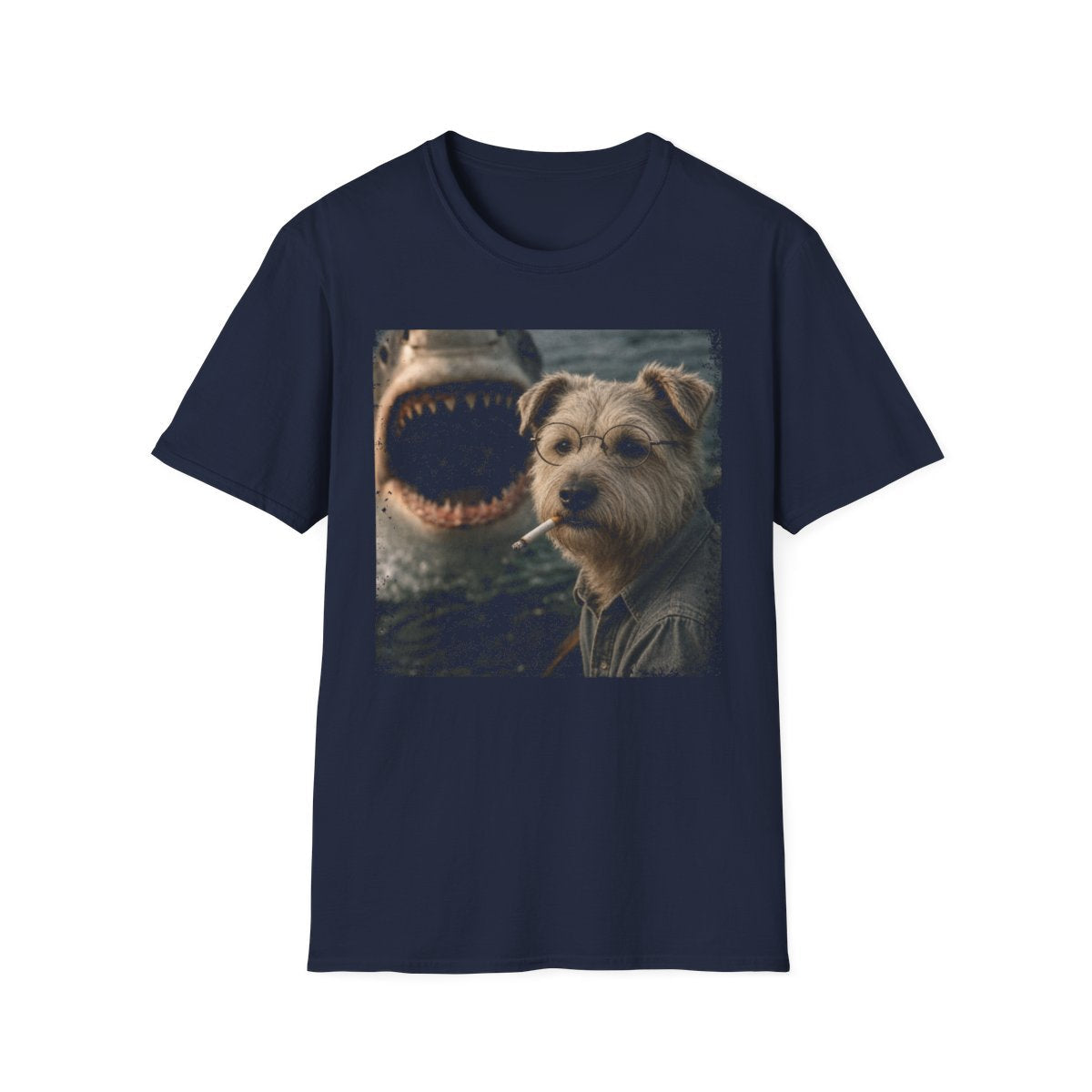 Glen of Imaal Terrier and Shark Tee