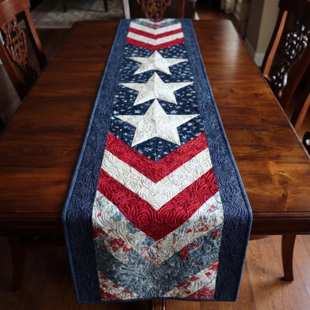 Glory Crest Quilted Table Runner