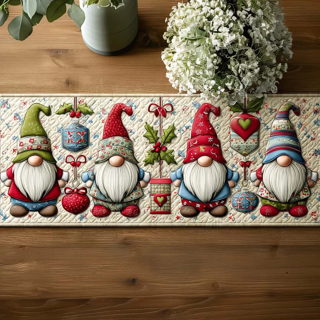 Gnome Magic Quilted Table Runner